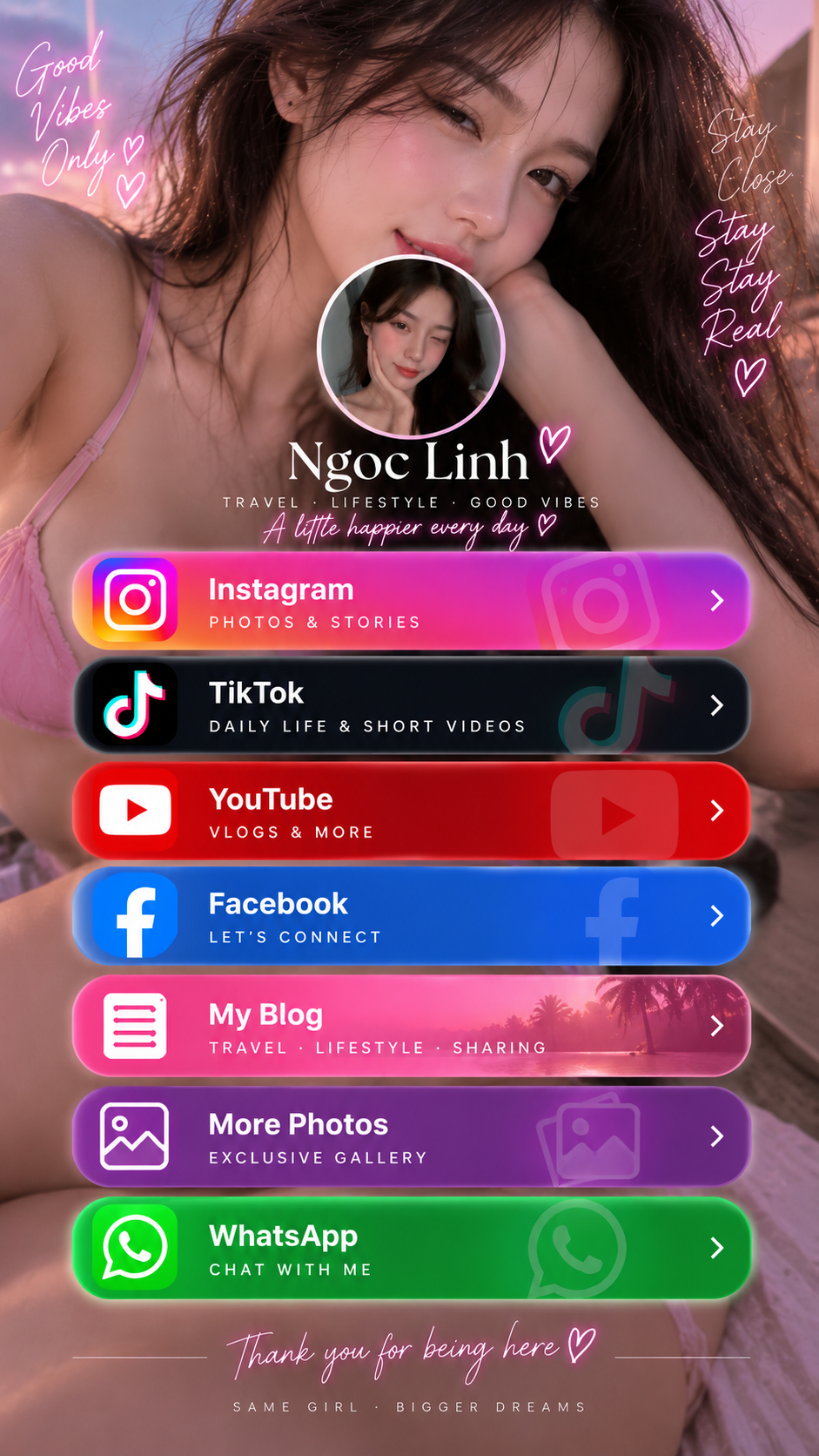 HU YEN social links background